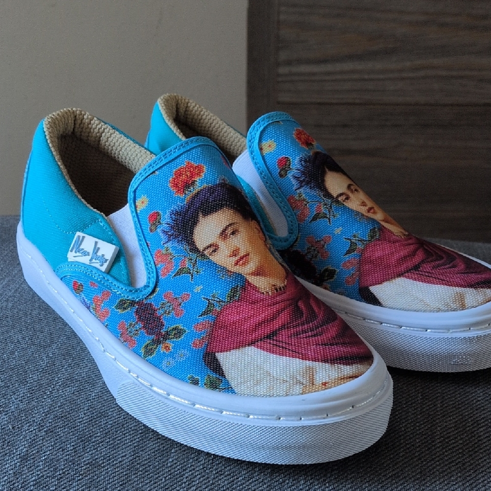 🍋✨ Nwot New Vintage Frida Kahlo Slip Ons Size US 8 / 38.5